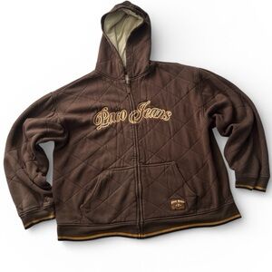 Paco Jeans Vintage 2000s Men’s Heavyweight Thermal Lined hoodie - 4XL